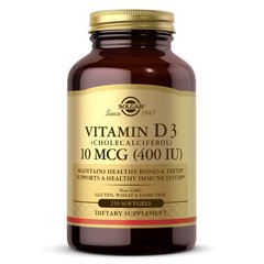 Vitamin D3 400 IU 250 softgels