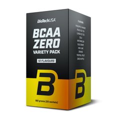 bcaa zero variety pack 20 sachets
