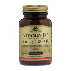 Vitamin D3 1000 IU 180 tab