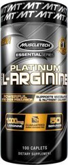 Platinum 100% L-Arginine 100 caplets