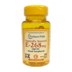 Naturally Sourced E-268 mg (400 IU) Mixed Tocopherols 100 softgels