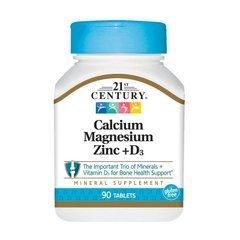 Calcium Magnesium Zinc + D3 90 tabs