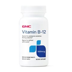 Vitamin B-12 500 mcg 100 veg tabs