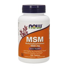 MSM 1500 mg 100 tabs
