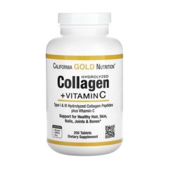 Collagen Hydrolyzed + Vitamin C 250 tab