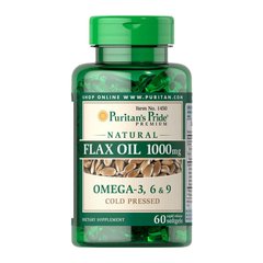 Flax Oil 1000 mg Omega 3-6-9 60 softgels