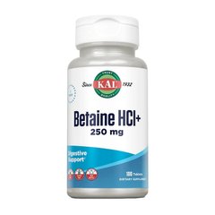 Betaine HCL+ 250 mg 100 tab
