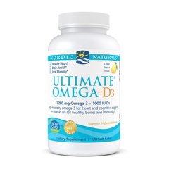 Ultimate Omega - D3 1280 mg/1000 IU 120 soft gels