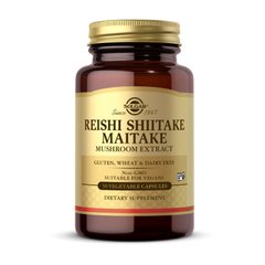 Reishi Shiitake Maitake Mushroom Extract 50 veg caps
