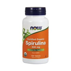Spirulina 500 mg organic 100 tabs