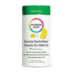 Sunny Gummies Vitamin D3 1000 IU 100 gummies