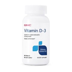 Vitamin D-3 50 mcg (2000 IU) 180 tabs