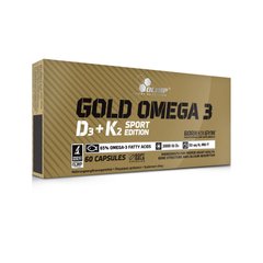 Gold Omega 3 D3+K2 sport edition 60 caps