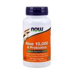 Aloe 10,000 & Probiotics 60 veg caps