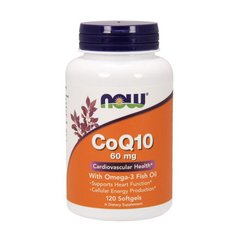 CoQ10 60 mg with Omega-3 120 softgels