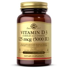 Vitamin D3 5000 IU 120 veg caps