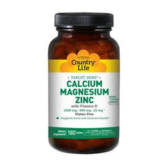 Calcium Magnesium Zinc with Vitamin D 180 tab