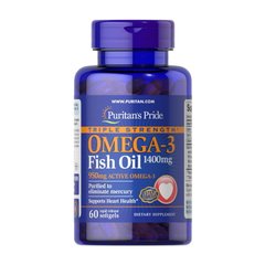 Triple Strength Omega-3 Fish Oil 1400 mg (950 mg active) 60 softgels