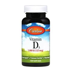 Vitamin D3 5000 IU 120 soft gels