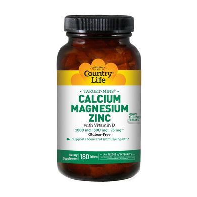 Calcium Magnesium Zinc with Vitamin D 180 tab