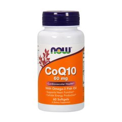 CoQ10 60 mg with Omega-3 60 softgels