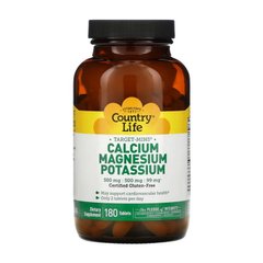 Calcium Magnesium Potasium 180 tab