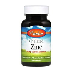 Chelated Zinc 30 mg 100 tabs