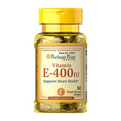 Vitamin E-180 mg (400 IU) 50 softgels