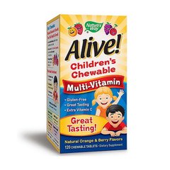 Alive! Children's Chewable Multi-Vitamin 120 tab