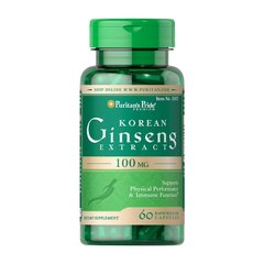 Korean Ginseng Extract 100 mg 60 caps