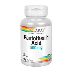 Pantothenic Acid 500 mg 100 veg caps