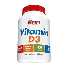 Vitamin D3 1000 IU 360 softgels