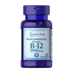 B-12 1000 mcg Methylcobalamin 30 microlozengels