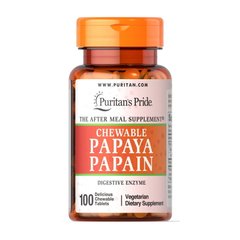 Papaya Papain Chewable 100 tabs