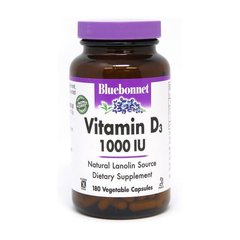 Vitamin D3 1000 IU (25 mcg) 180 veg caps