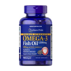 Omega-3 Fish Oil 1200 mg double strength 90 softgels