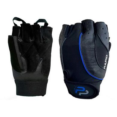 Fitness Gloves Black-Blue 9138