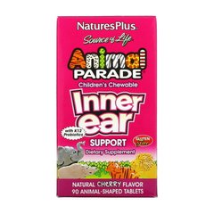 Animal Parade Children's Chewable Inner Ear 90 animal-shaped tab