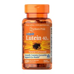 Lutein 40 mg contains Zeaxanthin 120 softgels
