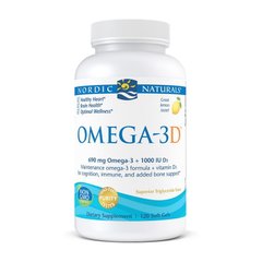 Omega-3D 690 mg + 1000 IU 120 soft gels