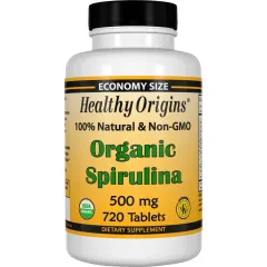 Organic Spirulina 500 mg 720 tabs