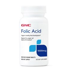 Folic Acid 1000 mcg 100 veg tab
