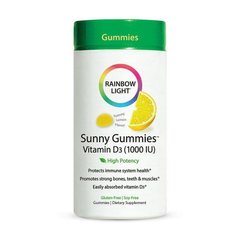 Sunny Gummies Vitamin D3 1000 IU 50 gummies