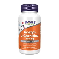 Acetyl-L-Carnitine 500 mg 50 veg caps