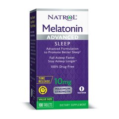 Melatonin Advanced 10 mg Time Release 100 tabs