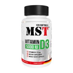 Vitamin D3 5000 IU (125 mcg) 120 softgels