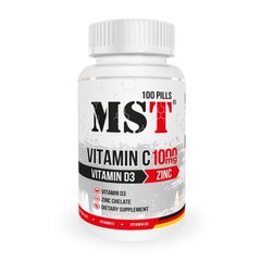 Vitamin C 1000 mg + Vitamin D3 + Zinc 100 pills