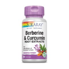 Berberine & Curcumin Root Extracts 60 veg caps