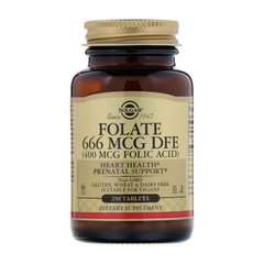 Folate 666 mcg DFE (Folic Acid 400 mcg) 250 tabs