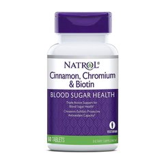 Cinnamon, Chromium & Biotin 60 tab